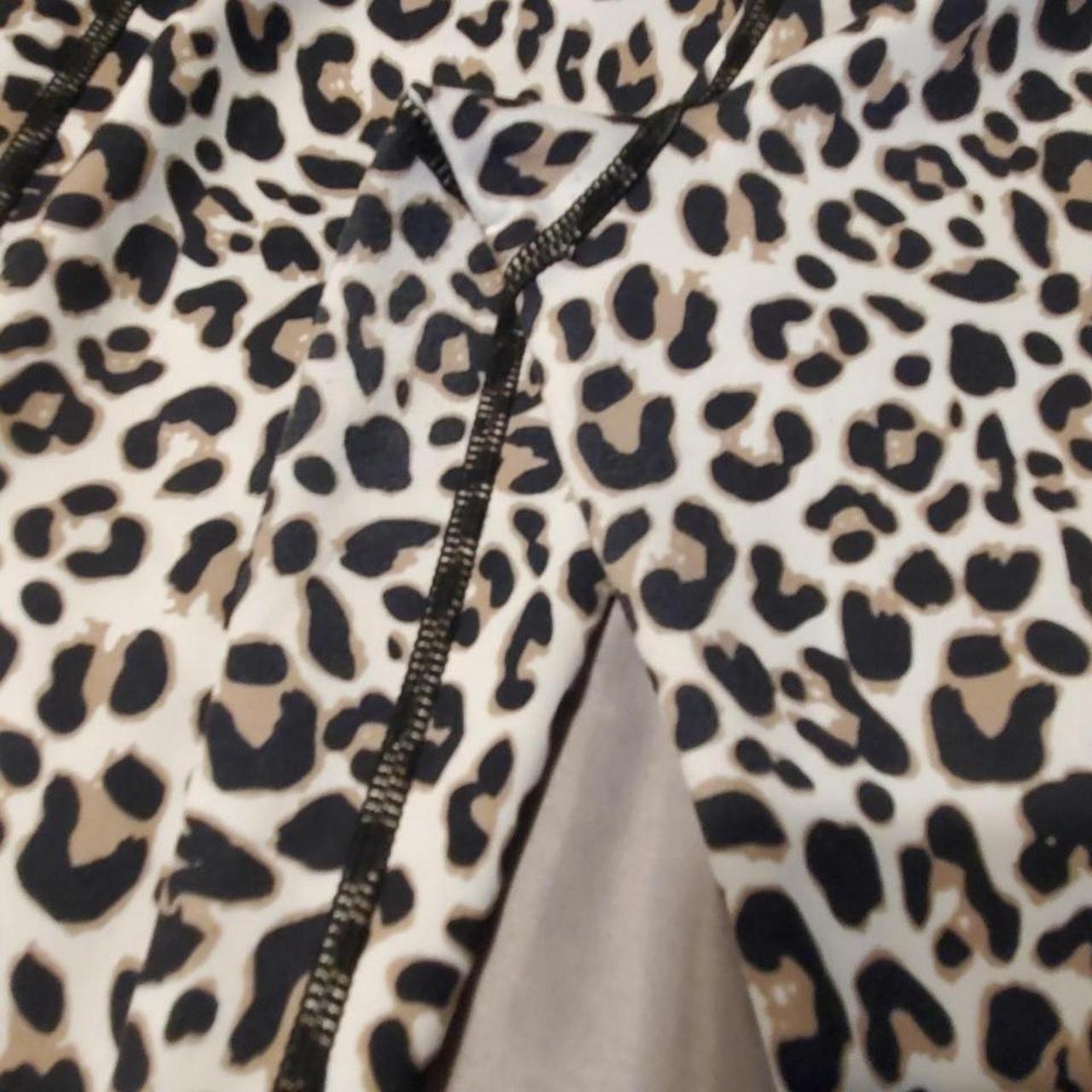 Women's Leggings - Black/White - M – OUGES High W… - image 5