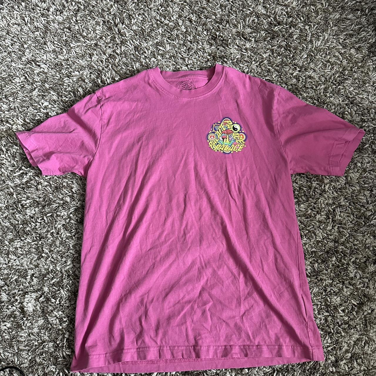 Palace Men's Pink T-shirt | Depop