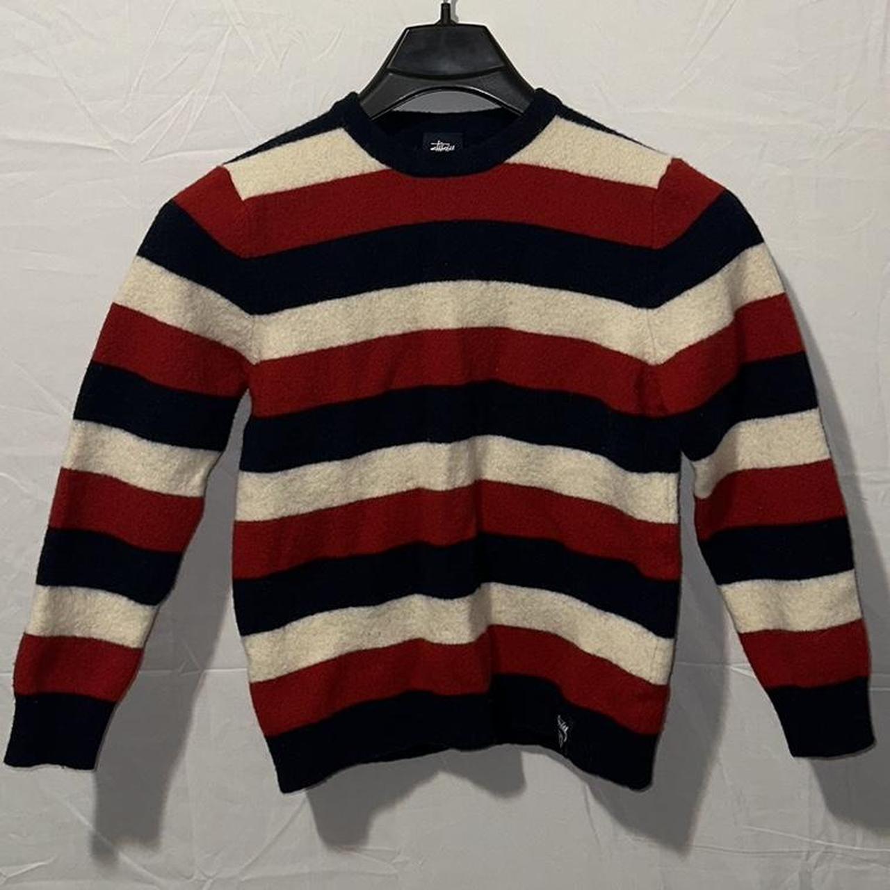 Stüssy Knit Sweater **listed as Large, fits like a... - Depop