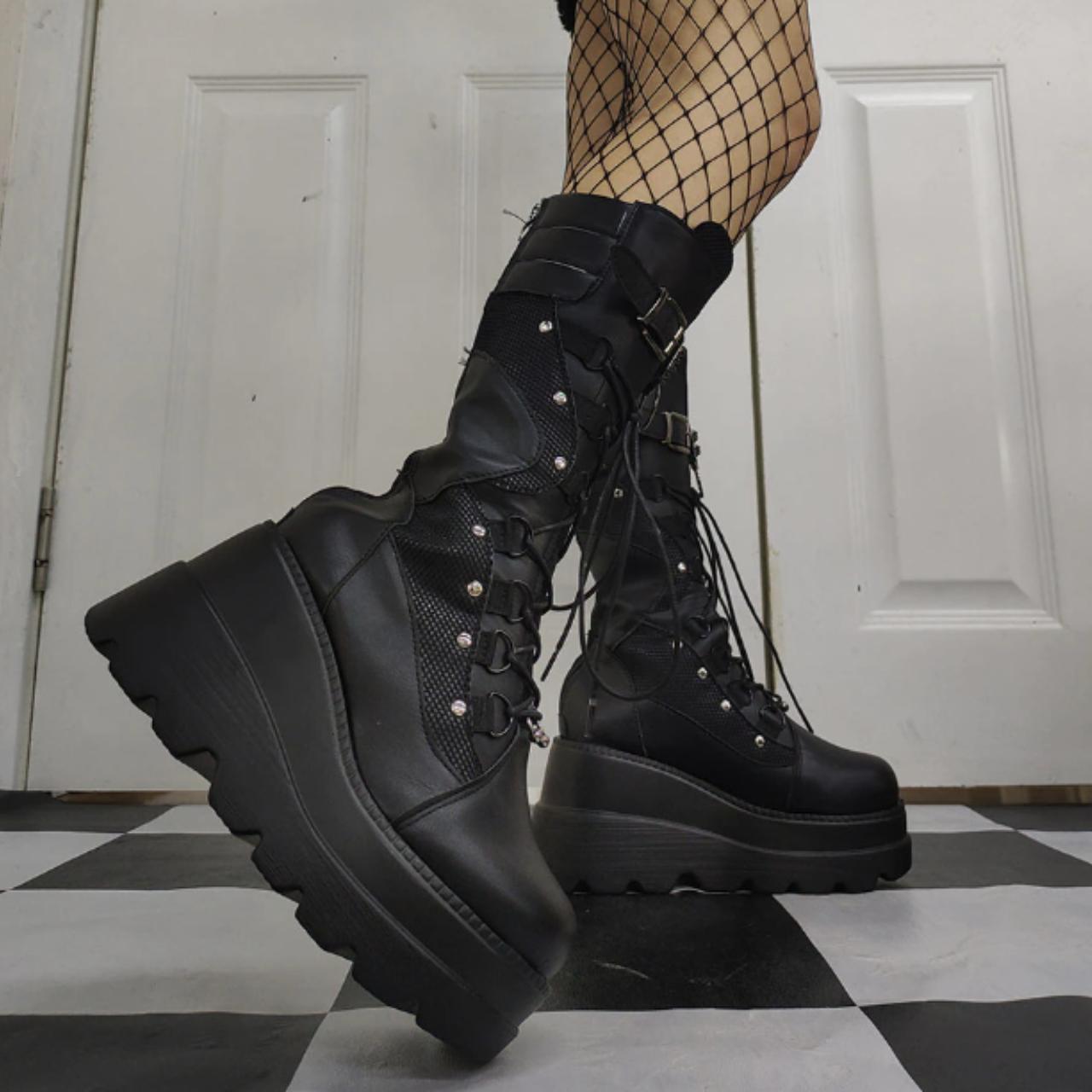 High platform boots on sale goth