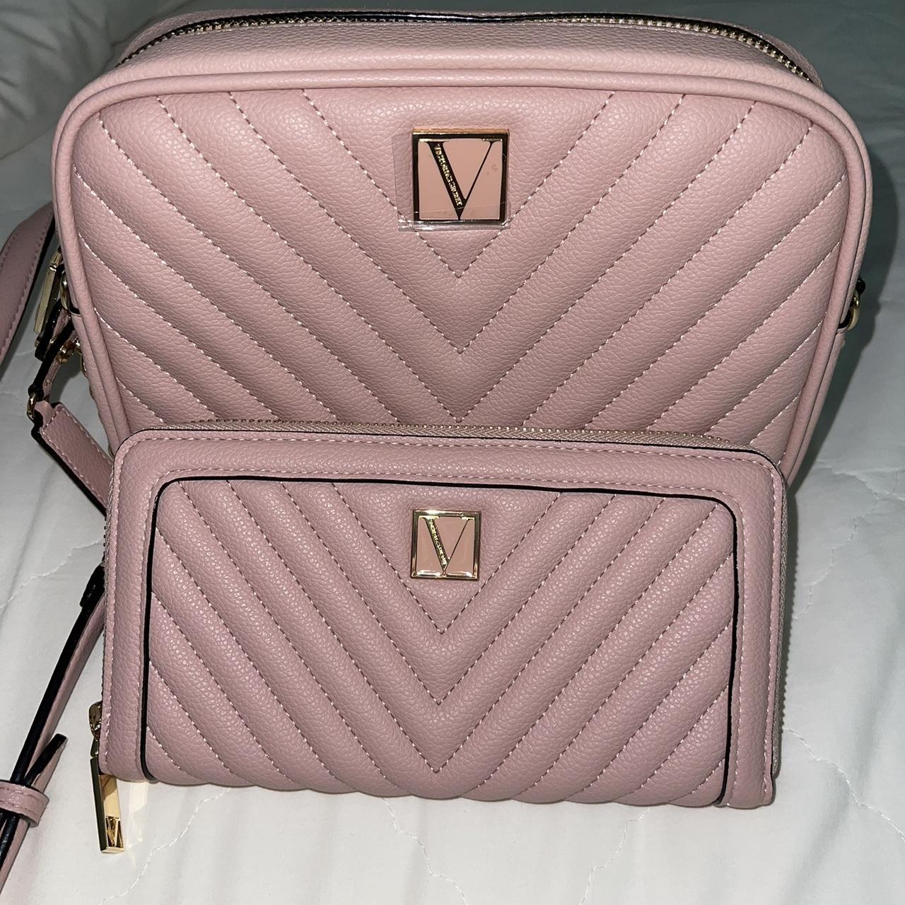 Victoria’s Secret pink crossbody bag with matching... Depop