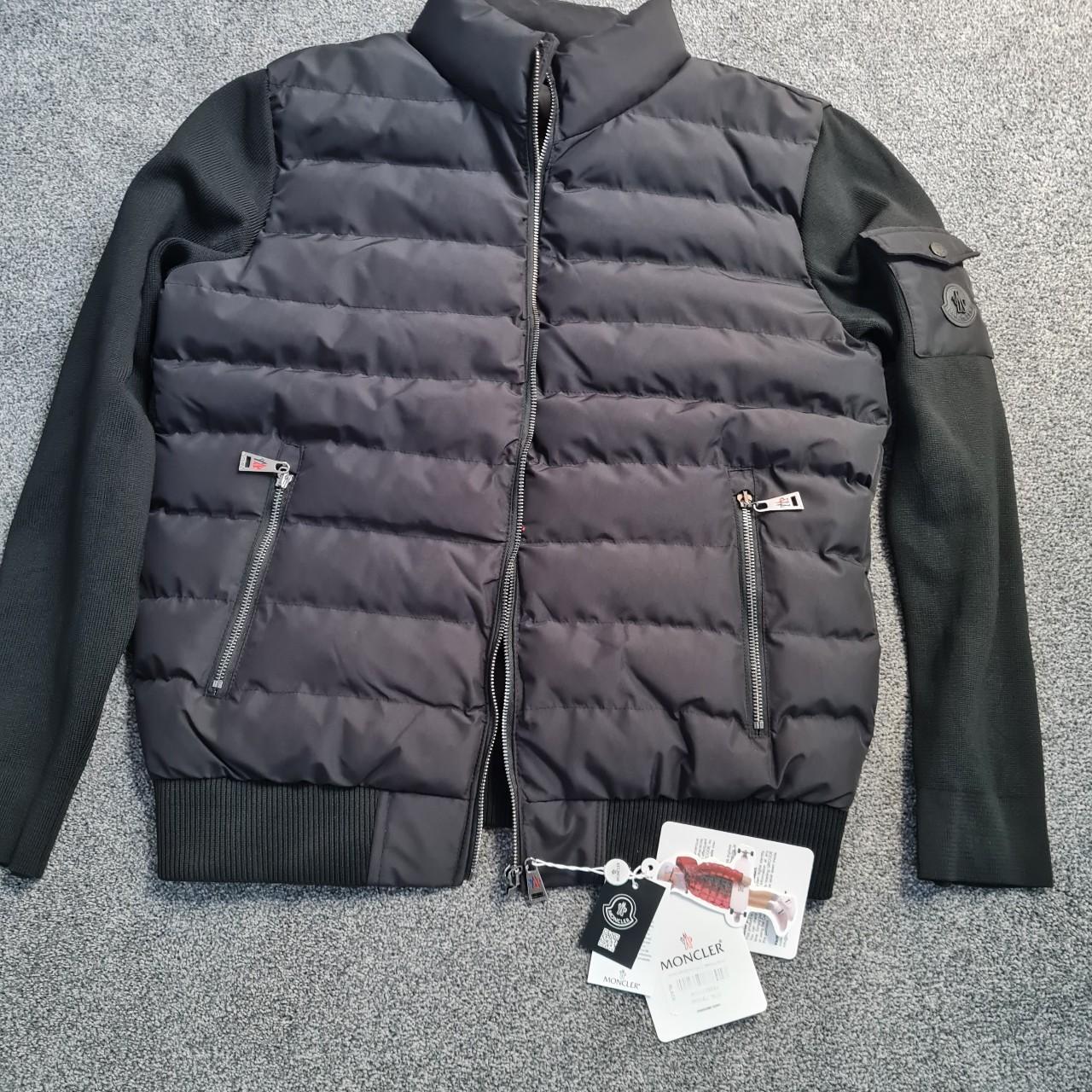 Moncler mens jacket. QR code will take you to the... Depop