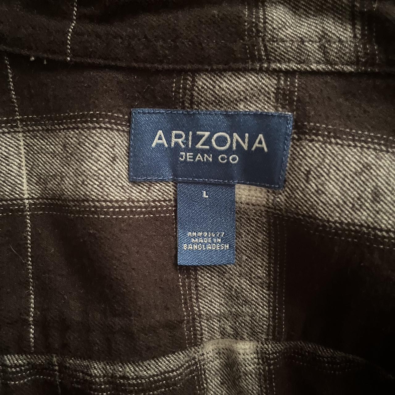 Black Flannel brand: Arizona size: large (i wore it... - Depop