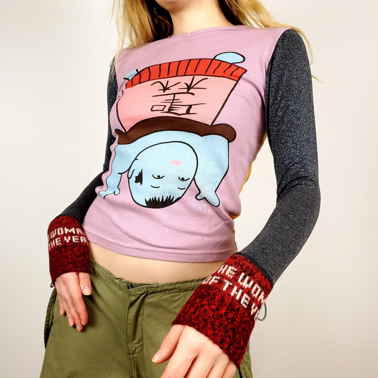 Custo barcelona y2k Designer avant garde longsleeve | Depop