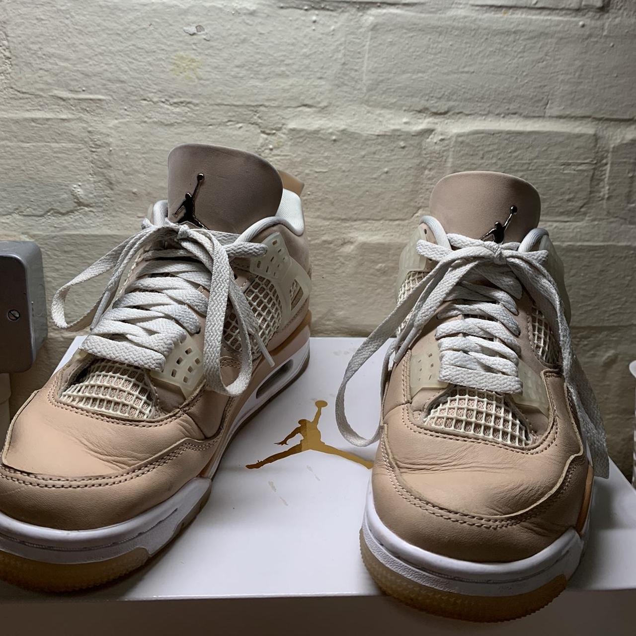 tan jordan 4 womens