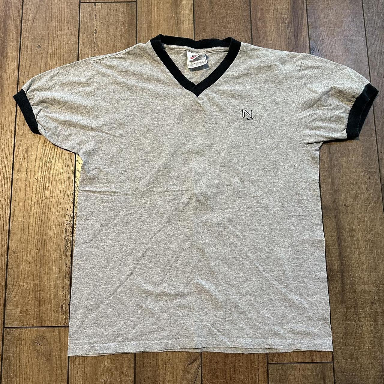 Newest Vintage 90s Nike made in the USA ringer T-shirt