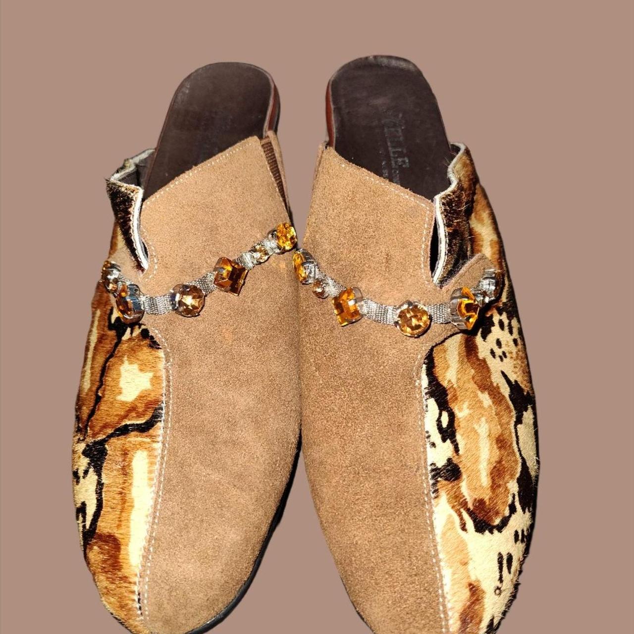 Source Unknown Women's Mules - Brown/Tan - US 9 –… - image 1
