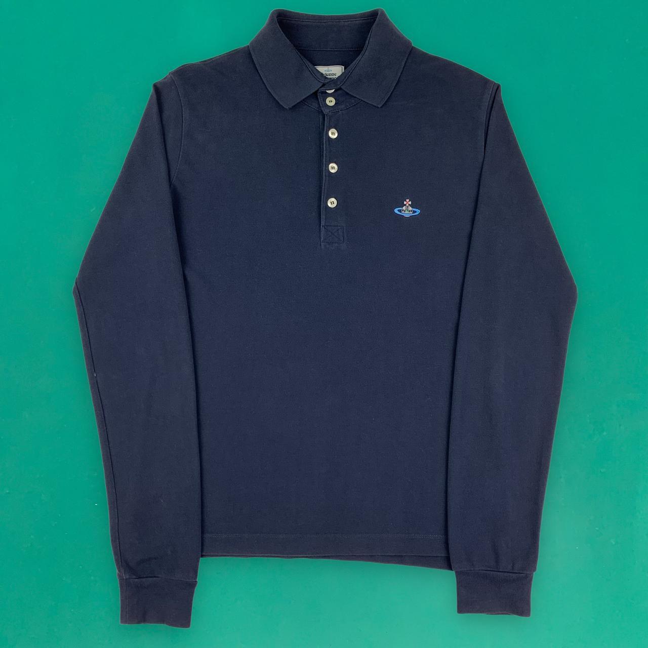 Vivenne Westwood Designer Long Sleeve Polo Shirt - Depop