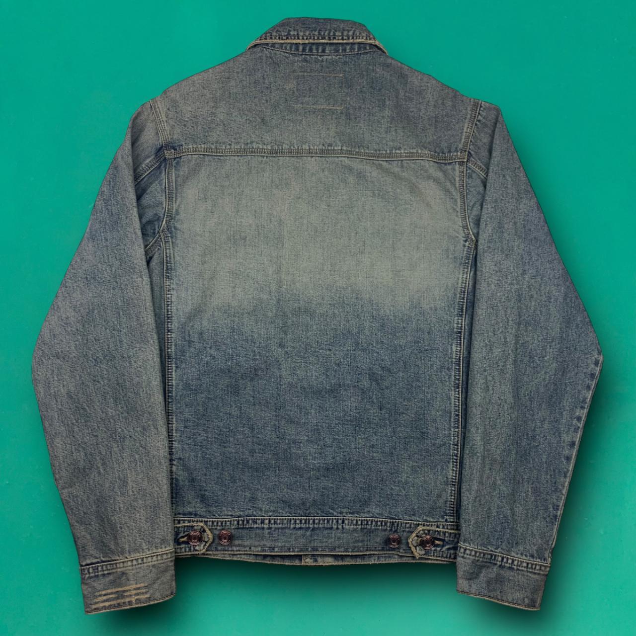 Oakley Industrial Denim Vintage Denim Trucker Jacket | Depop