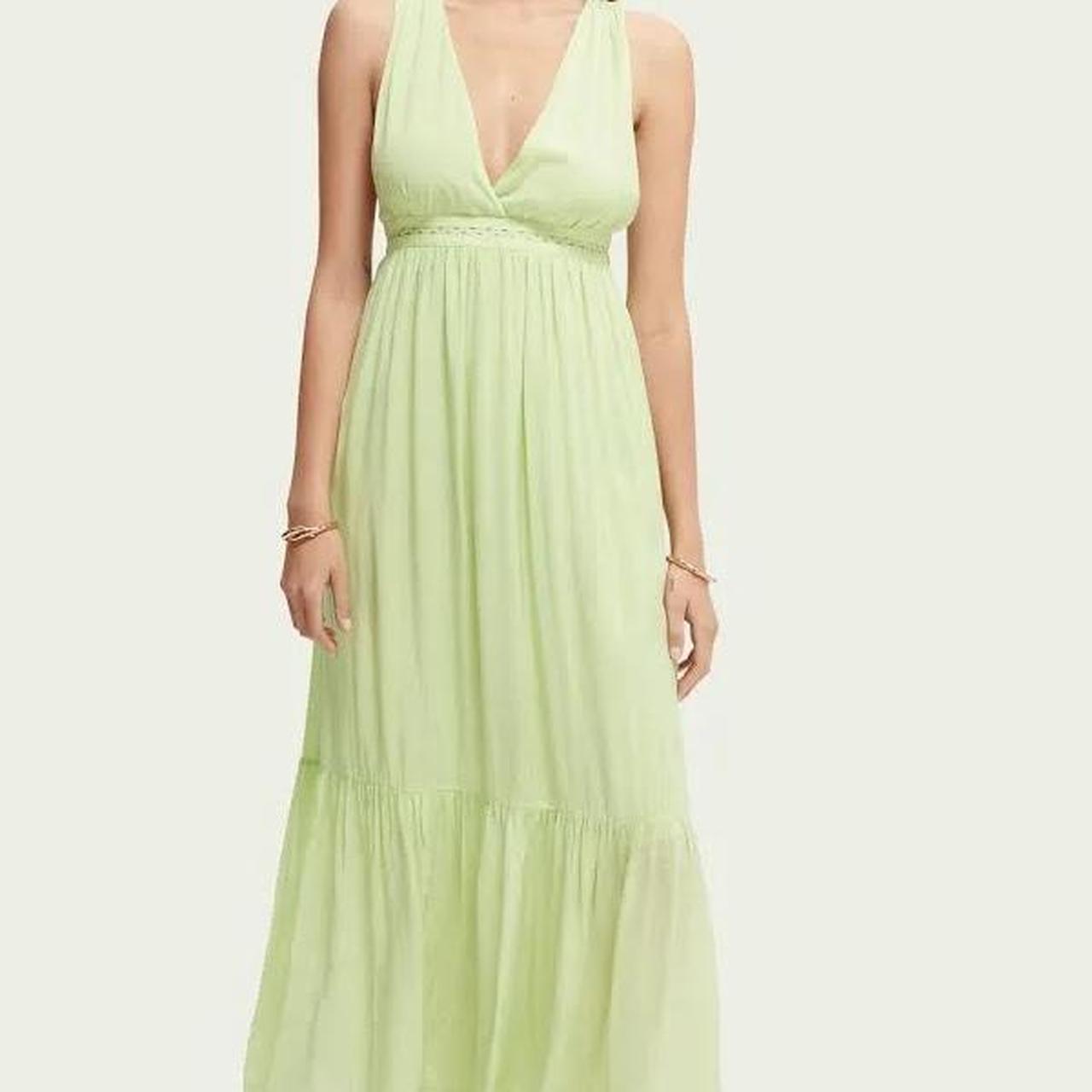 Scotch Soda Lime Maxi Dress, Size XS Retails