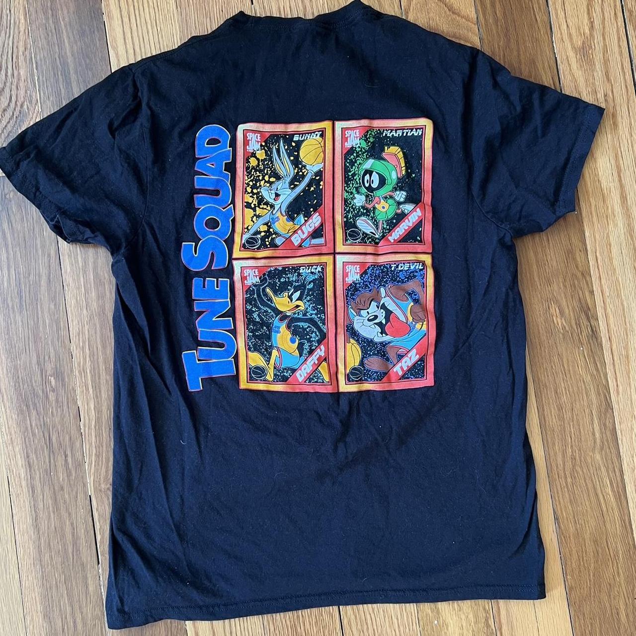 looney tunes space jam tee shirt size medium men’s... - Depop