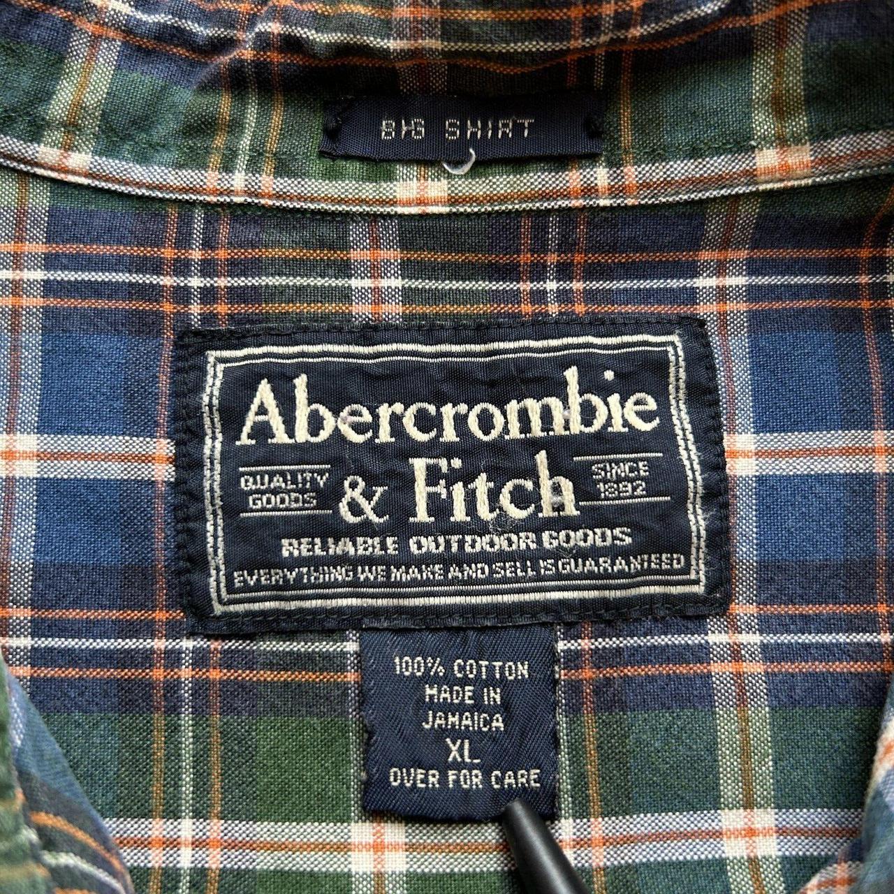 Vintage Abercrombie & Fitch Mens XL BIG SHIRT Button... - Depop