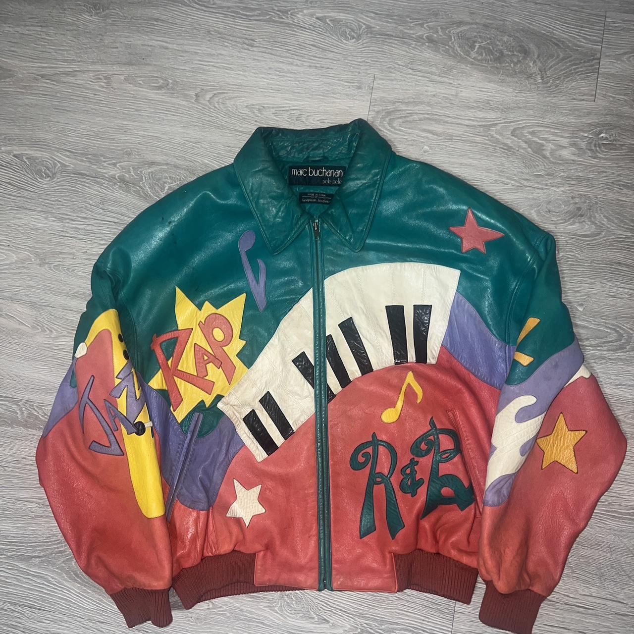 Vintage 90s Pelle Pelle Marc Buchanan Music Rock n | Depop