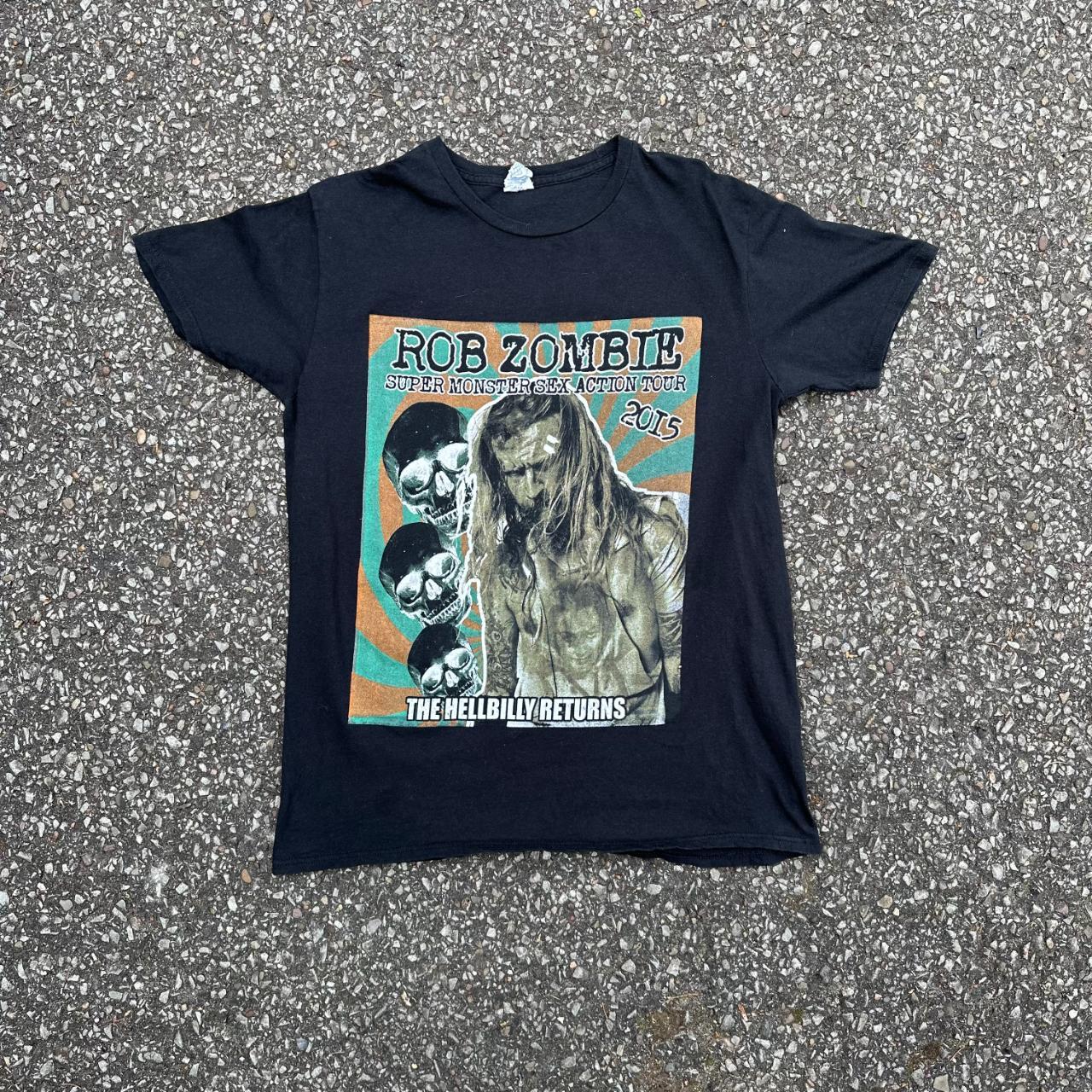 2000s Rob Zombie Tour T-Shirt -...