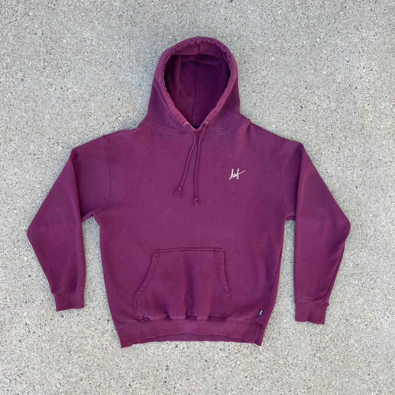 Huf on sale burgundy hoodie