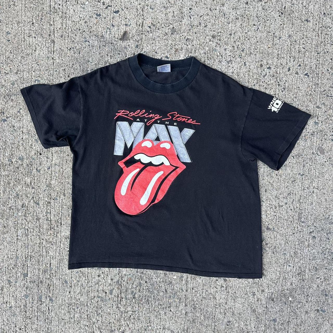 Vintage 1989 rolling stones band shirt super cool | Depop