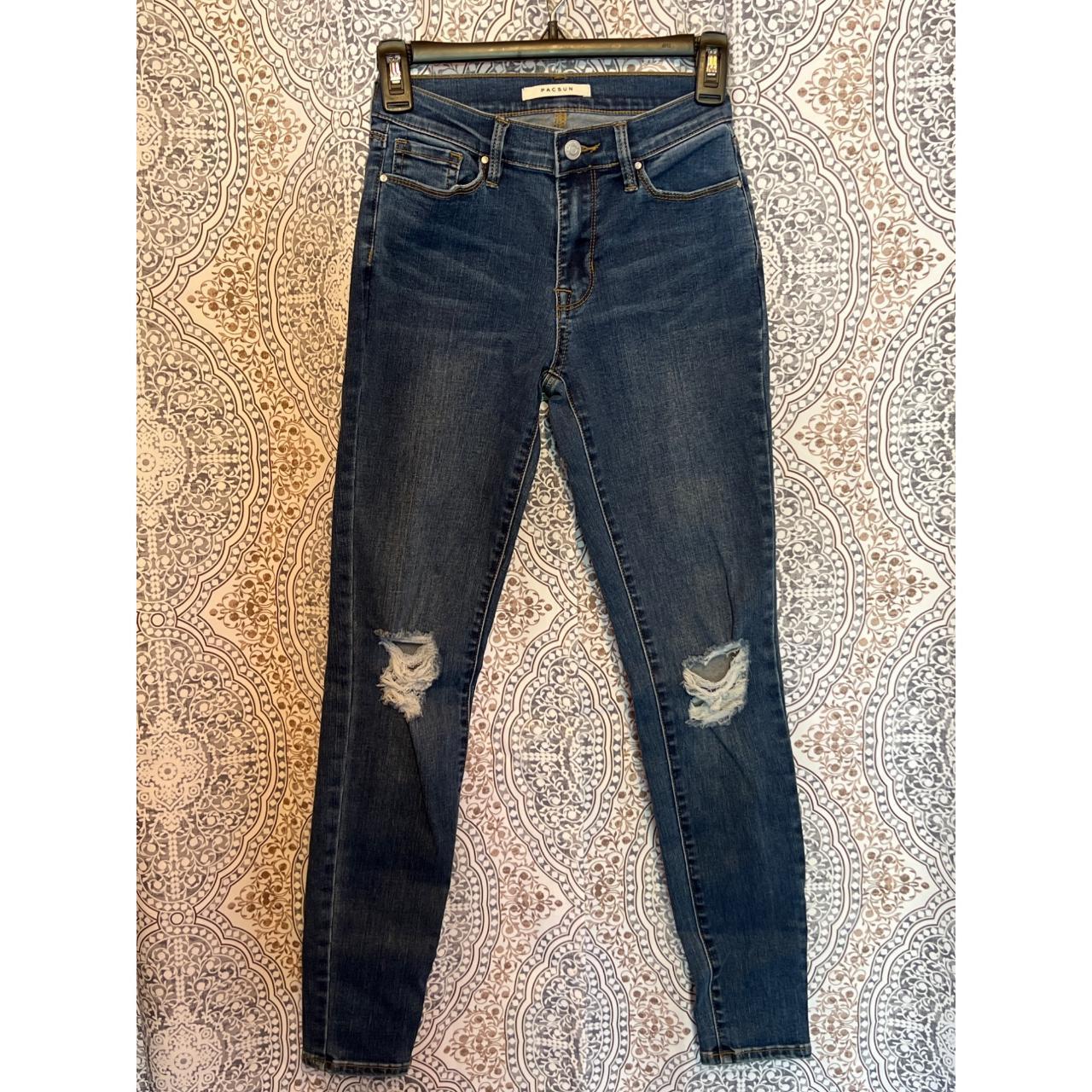 PacSun Women's Jeans Blue 24 – PacSun High Rise Jegging