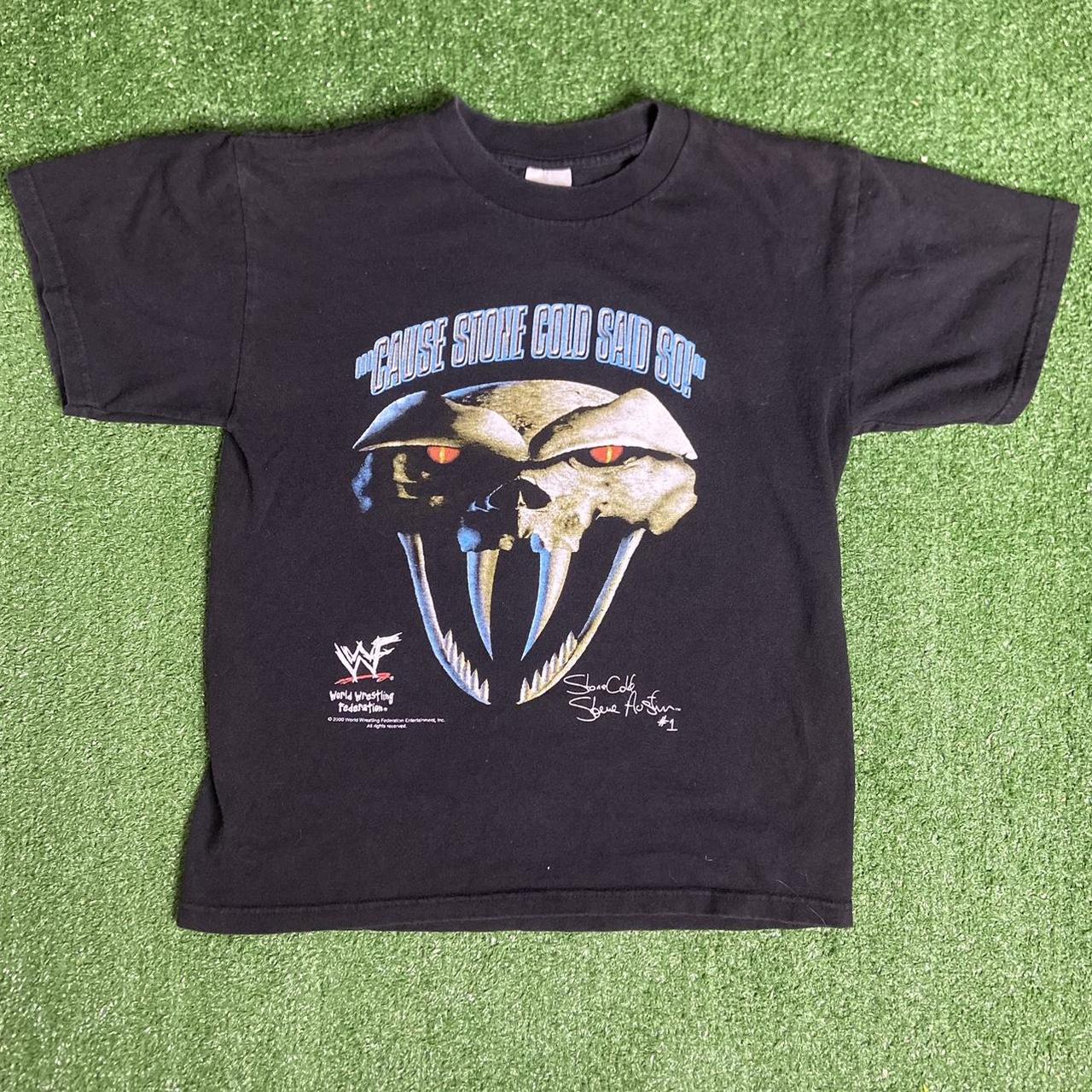 Vintage Stone Cold Steve Austin shirt (Youth... - Depop