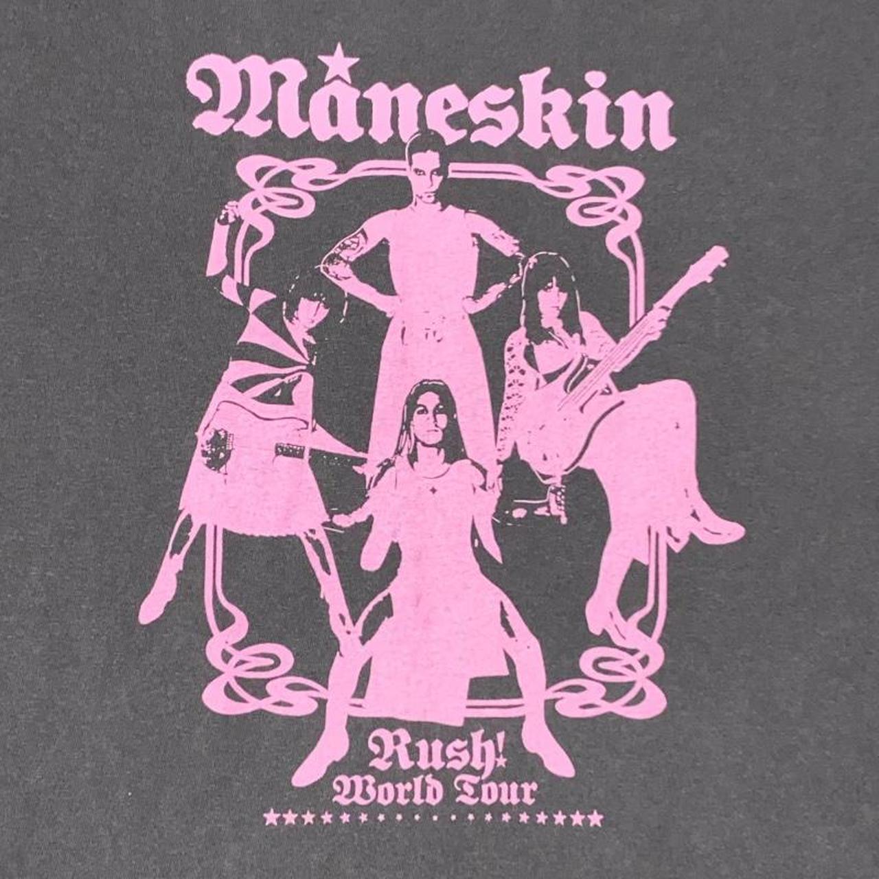 2023 Måneskin RUSH World Tour T-Shirt XL Concert MSG | Depop