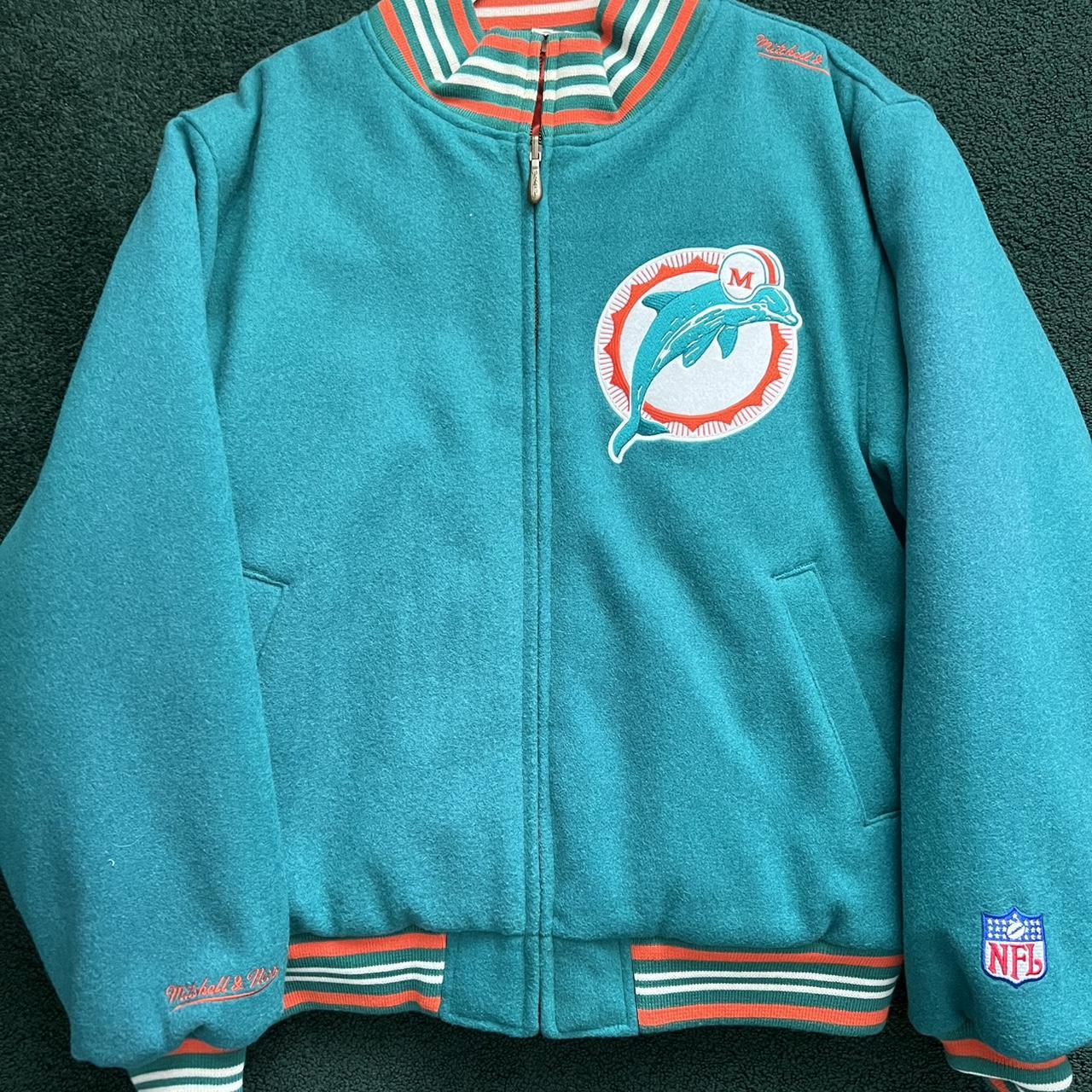 VINTAGE 1990s Miami Dolphins NFL Starter Jacket Made - Depop