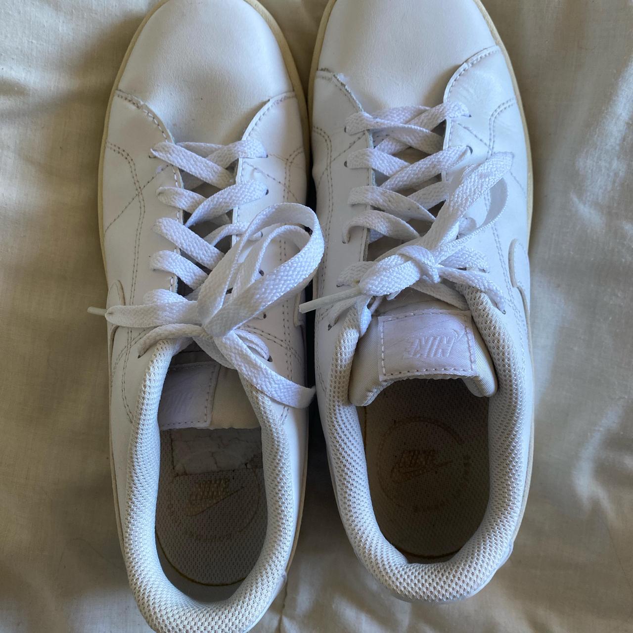 White Nike Court Royale sneakers Worn a couple. Depop