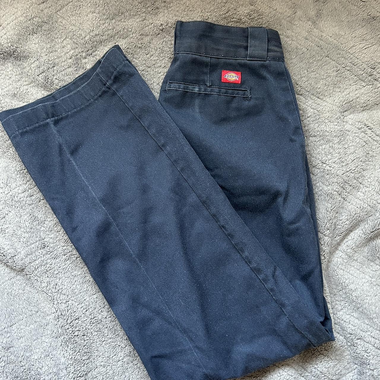 blue dickies would fit a size small - Depop