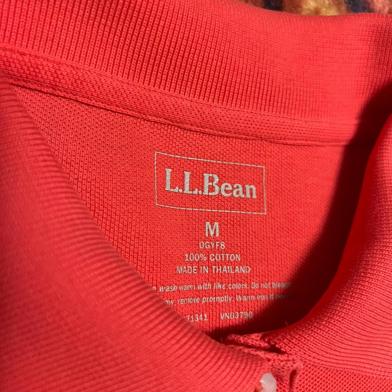L.L.Bean Women's Pink Poloshirts Depop