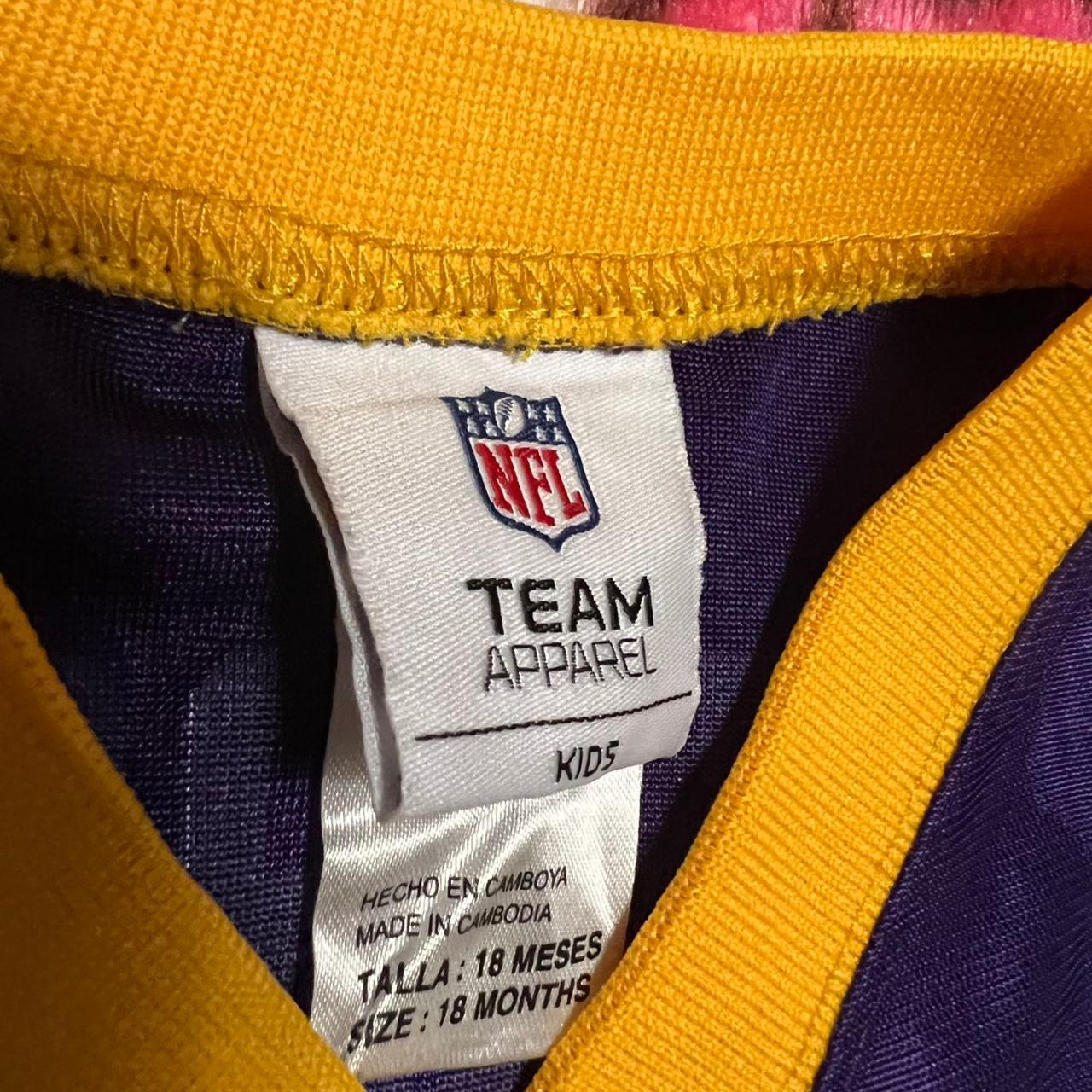 NFL Purple and Yellow Top | Depop