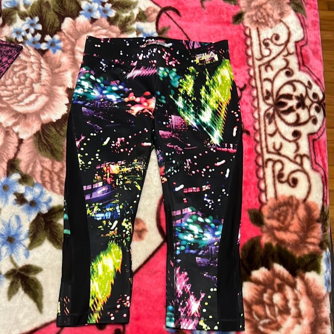 Fila Sport Black Multicolor Galaxy Activewear