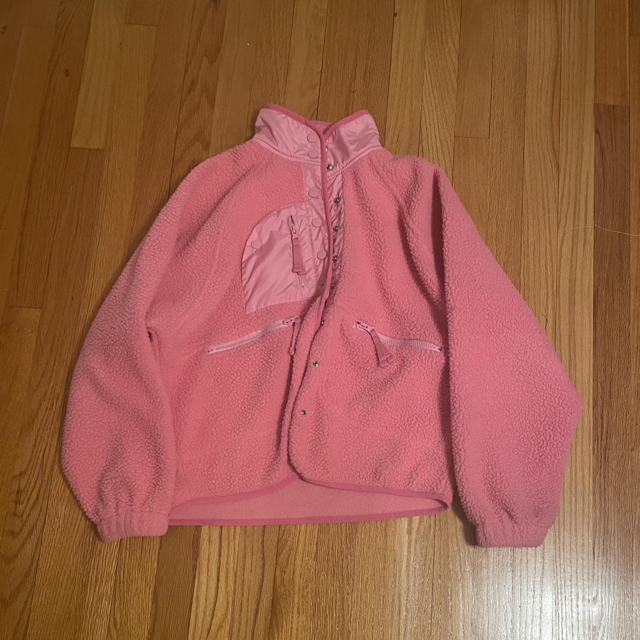 Hot pink fleece size small! Super cute just don’t... - Depop