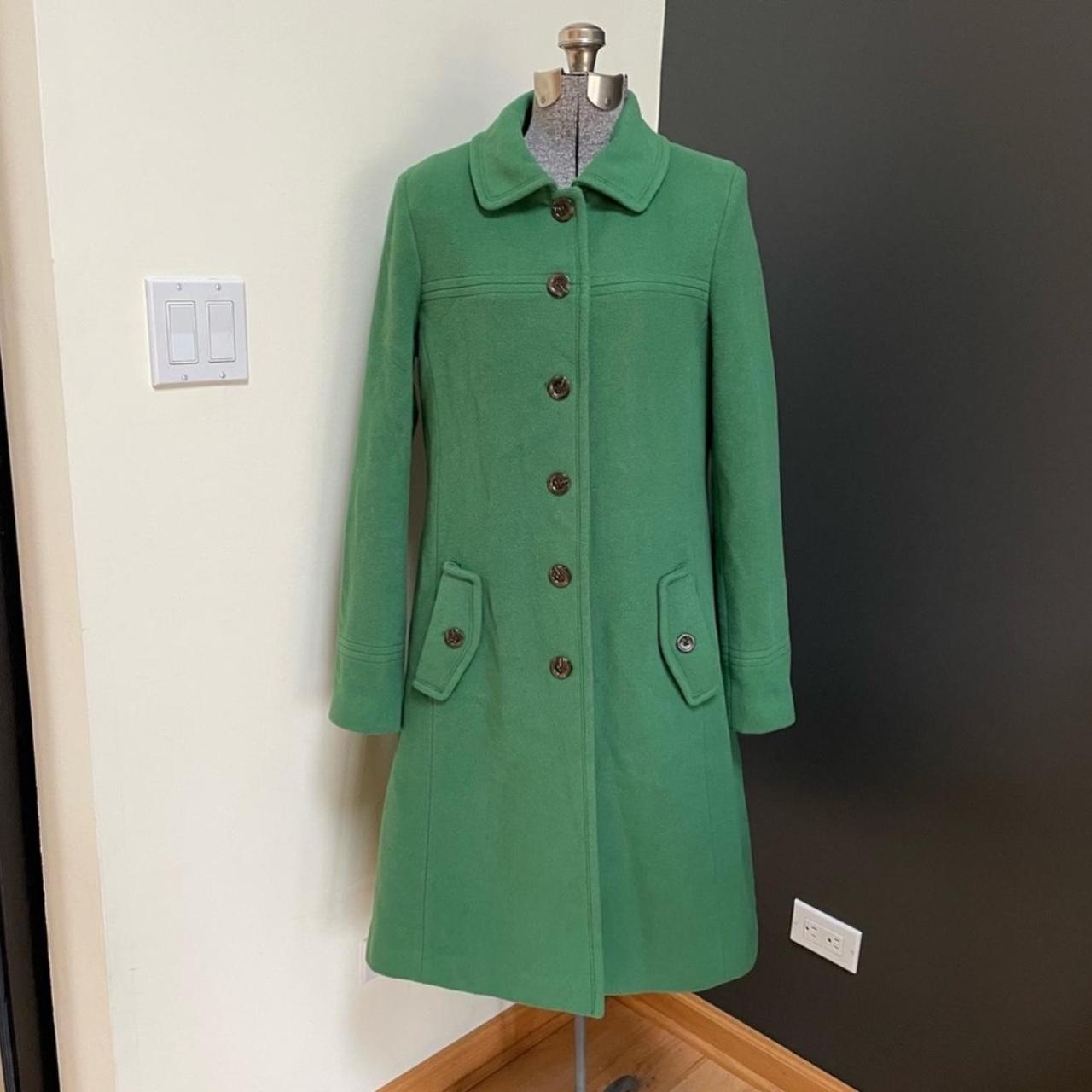 Lands end green coat best sale