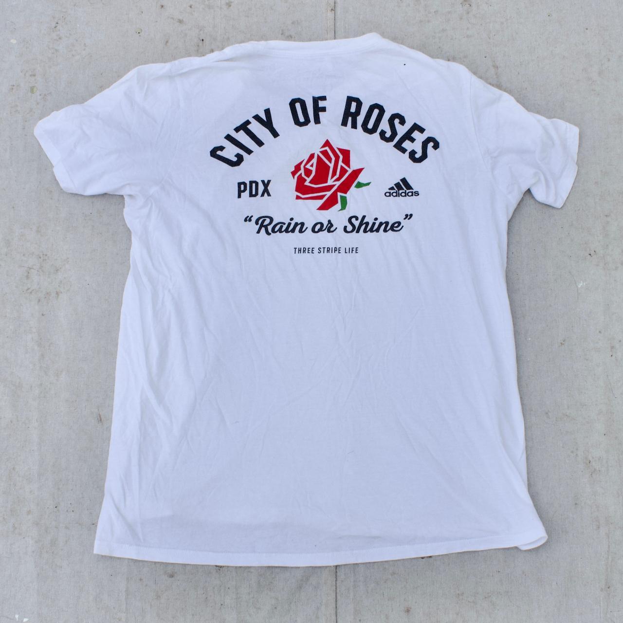 Adidas shirt with roses online