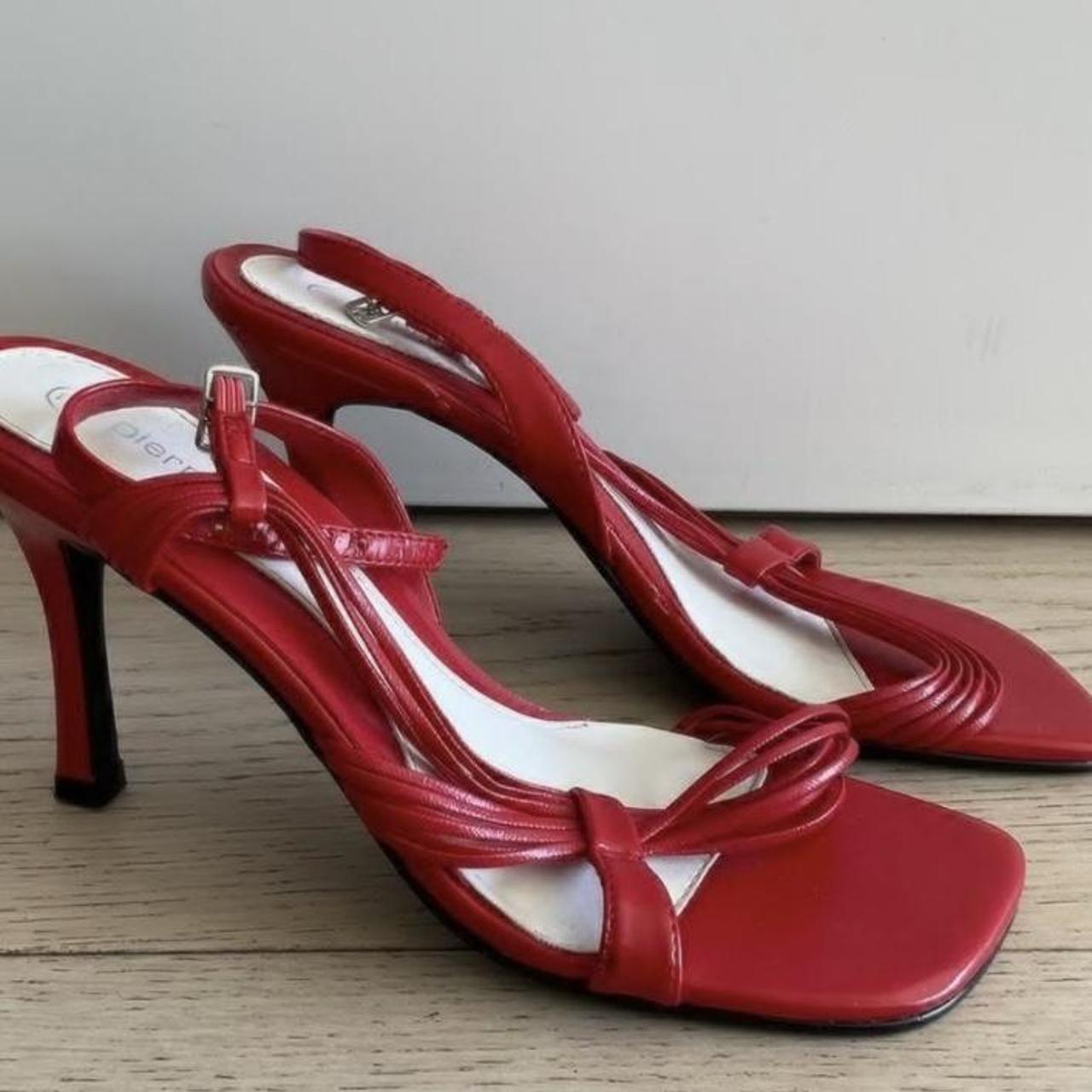 Pierre Fontaine red retro heels Price reflects... - Depop