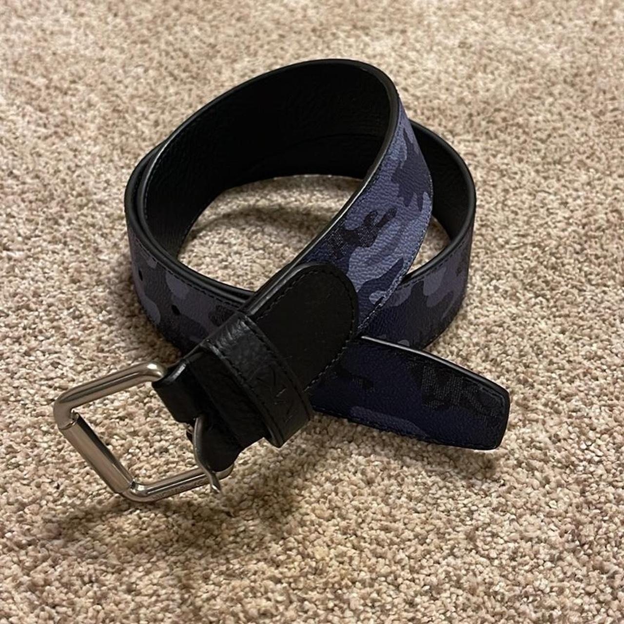 Michael kors belt navy deals