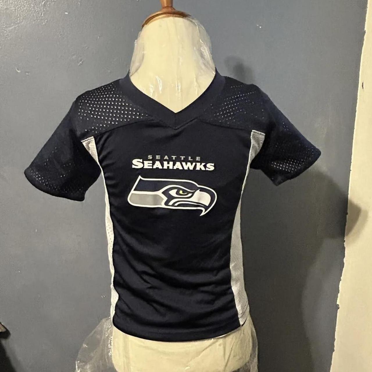 REVERSIBLE SEATTLE SEAHAWKS JERSEY. SIZE Youth Small - Depop