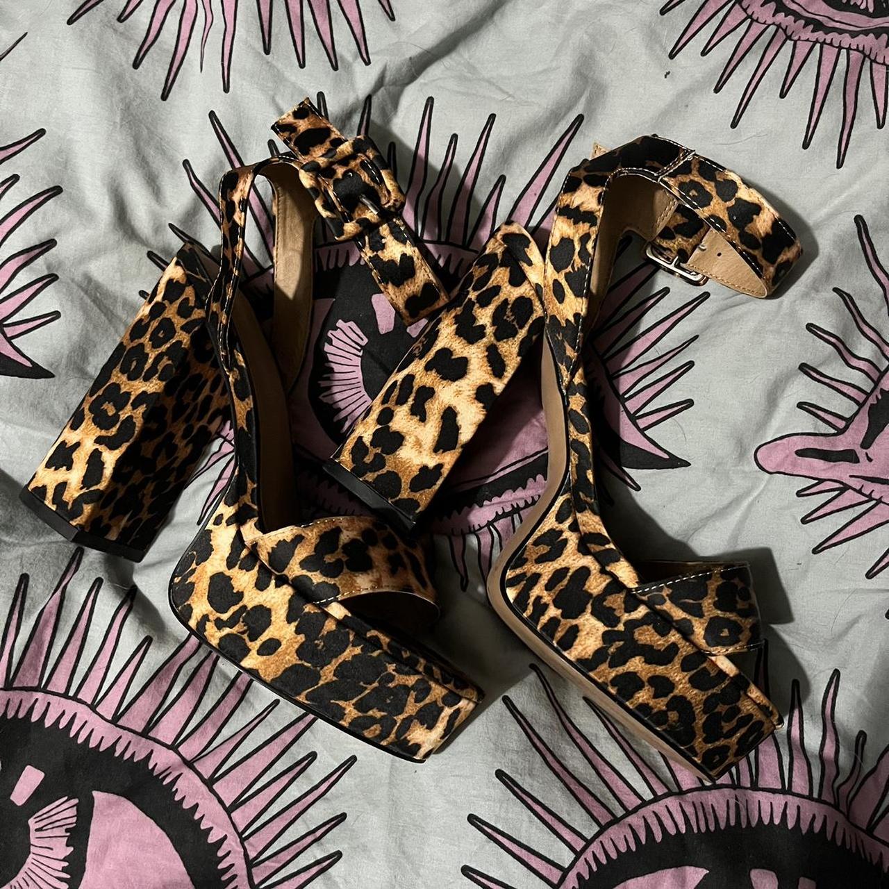 asos leopard shoes