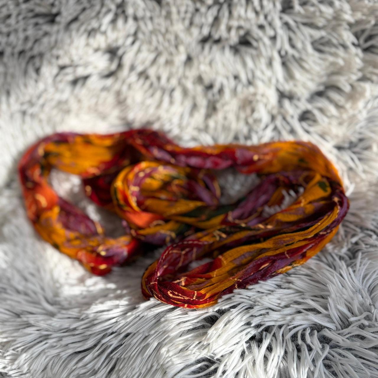 Source Unknown Women's Scarf - Orange/Multi – Thi… - image 5