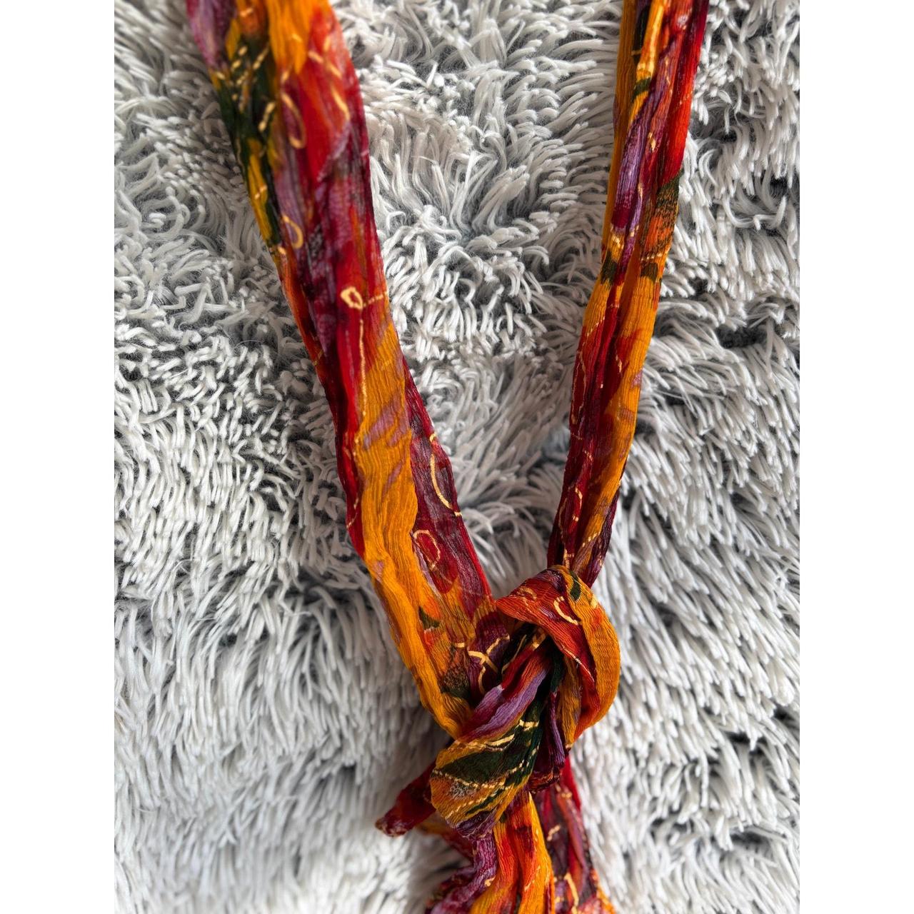 Source Unknown Women's Scarf - Orange/Multi – Thi… - image 2