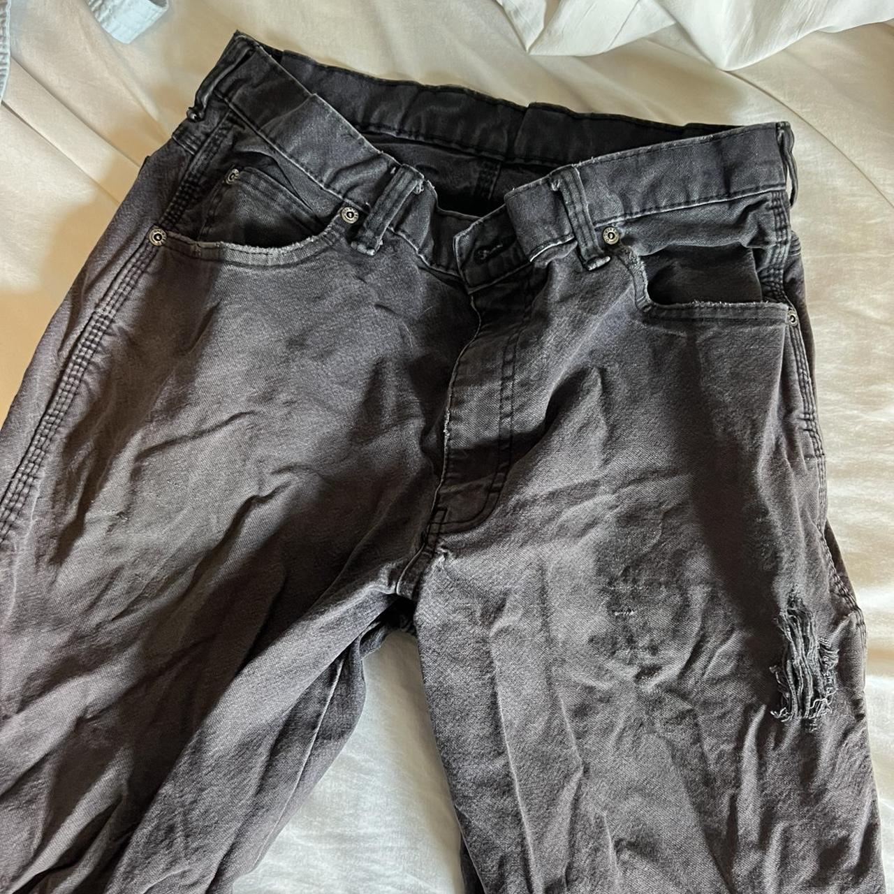 Dickies Women's Grey Trousers Depop