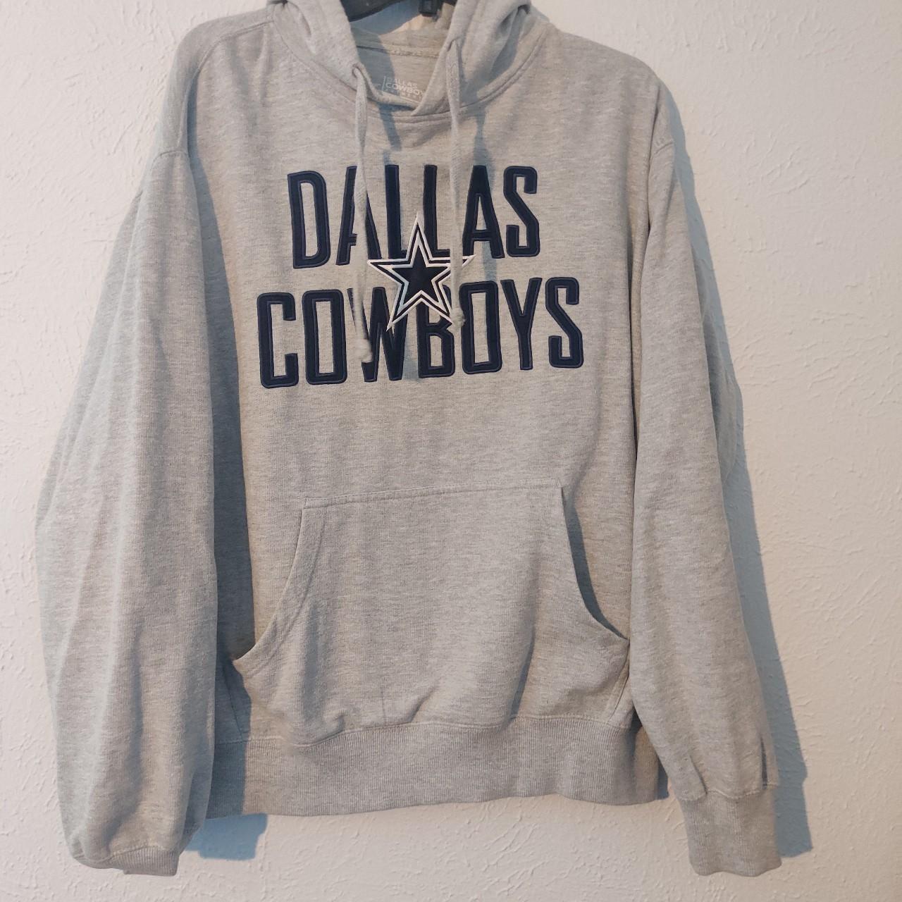 Dallas Cowboys Thick Woven Sweatshirt Hoodie - Depop