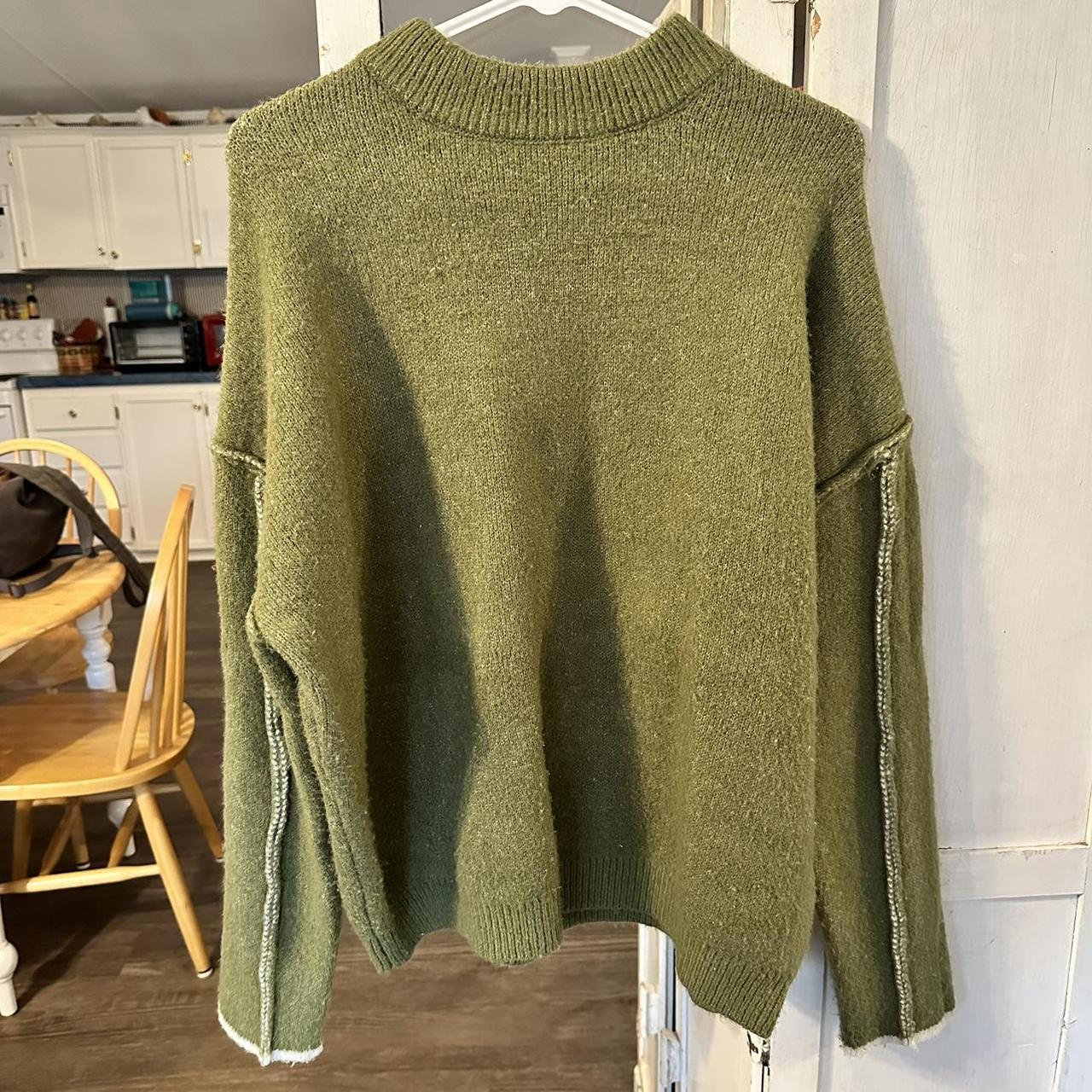 Soft green sweater! Worn but in great condition!... - Depop