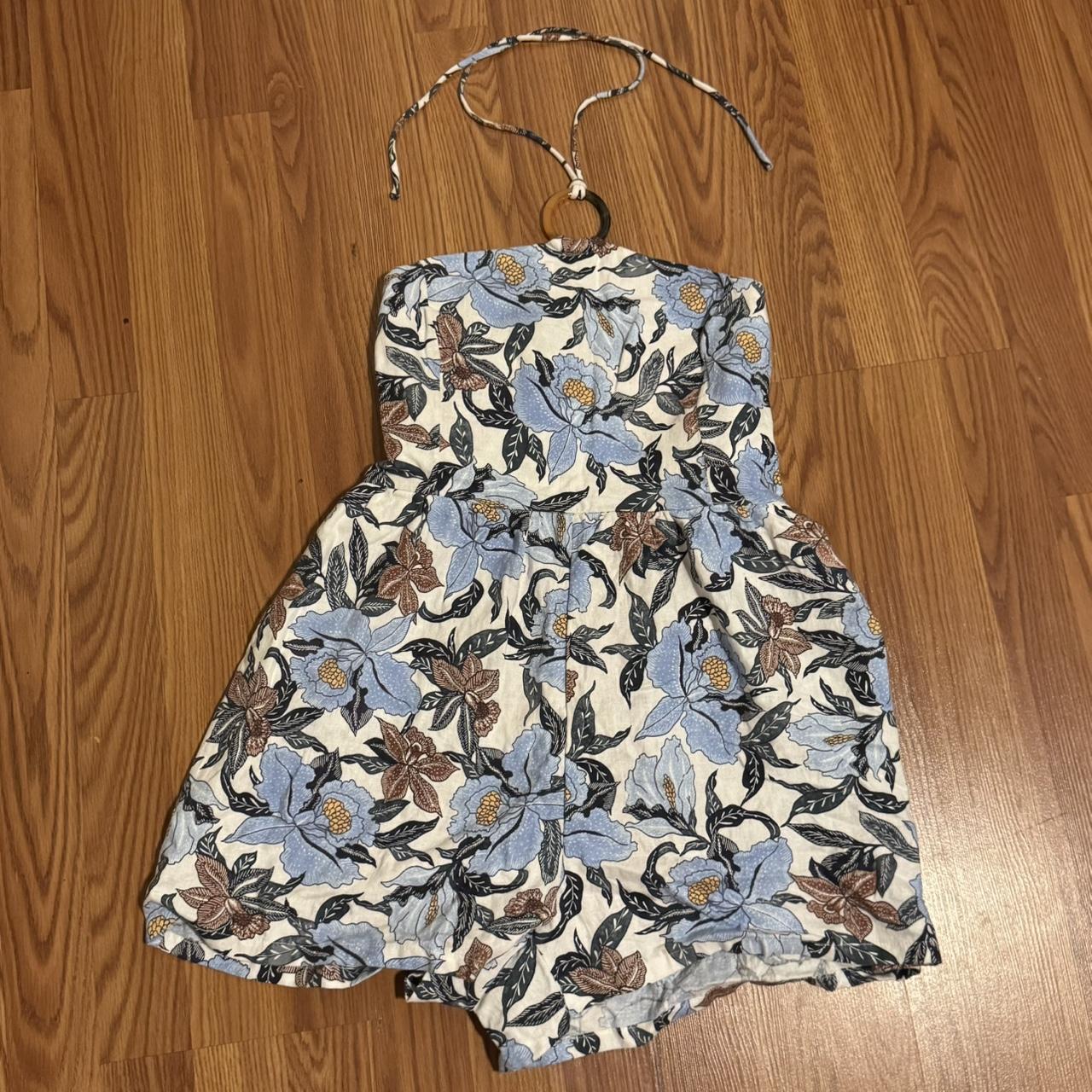 Old Navy Women's Blouse Blue/Multi L – Old Navy Floral Halter