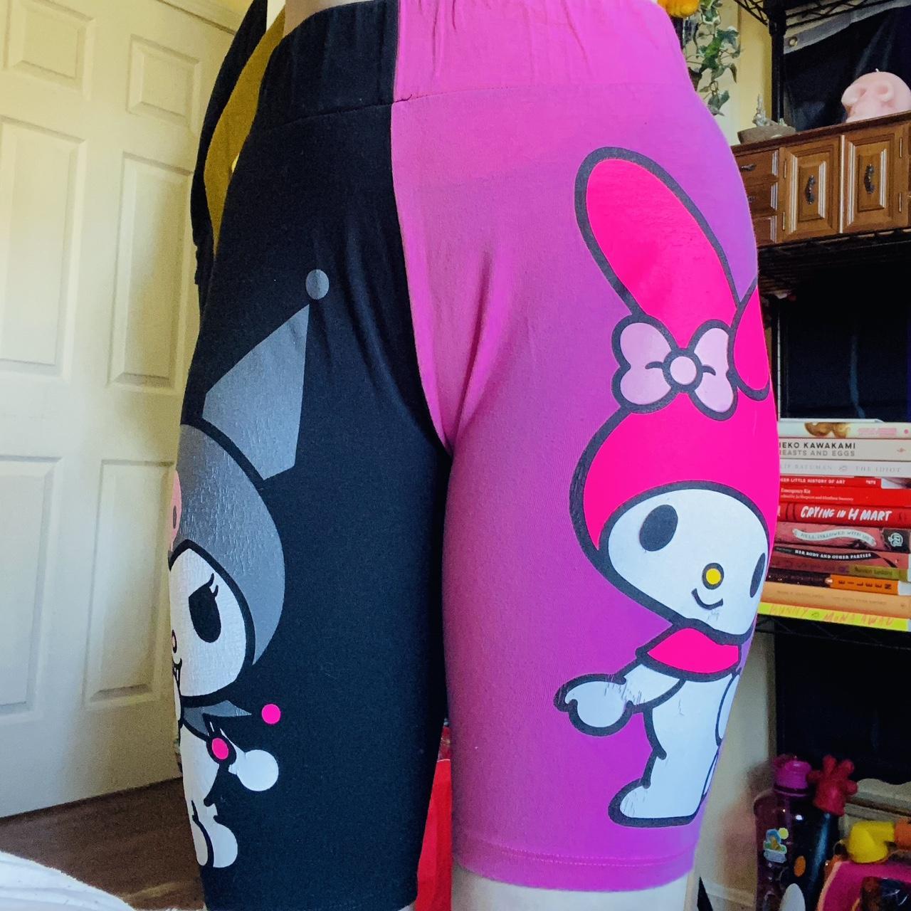 My Melody and Kuromi Bike Shorts sanrio item... - Depop