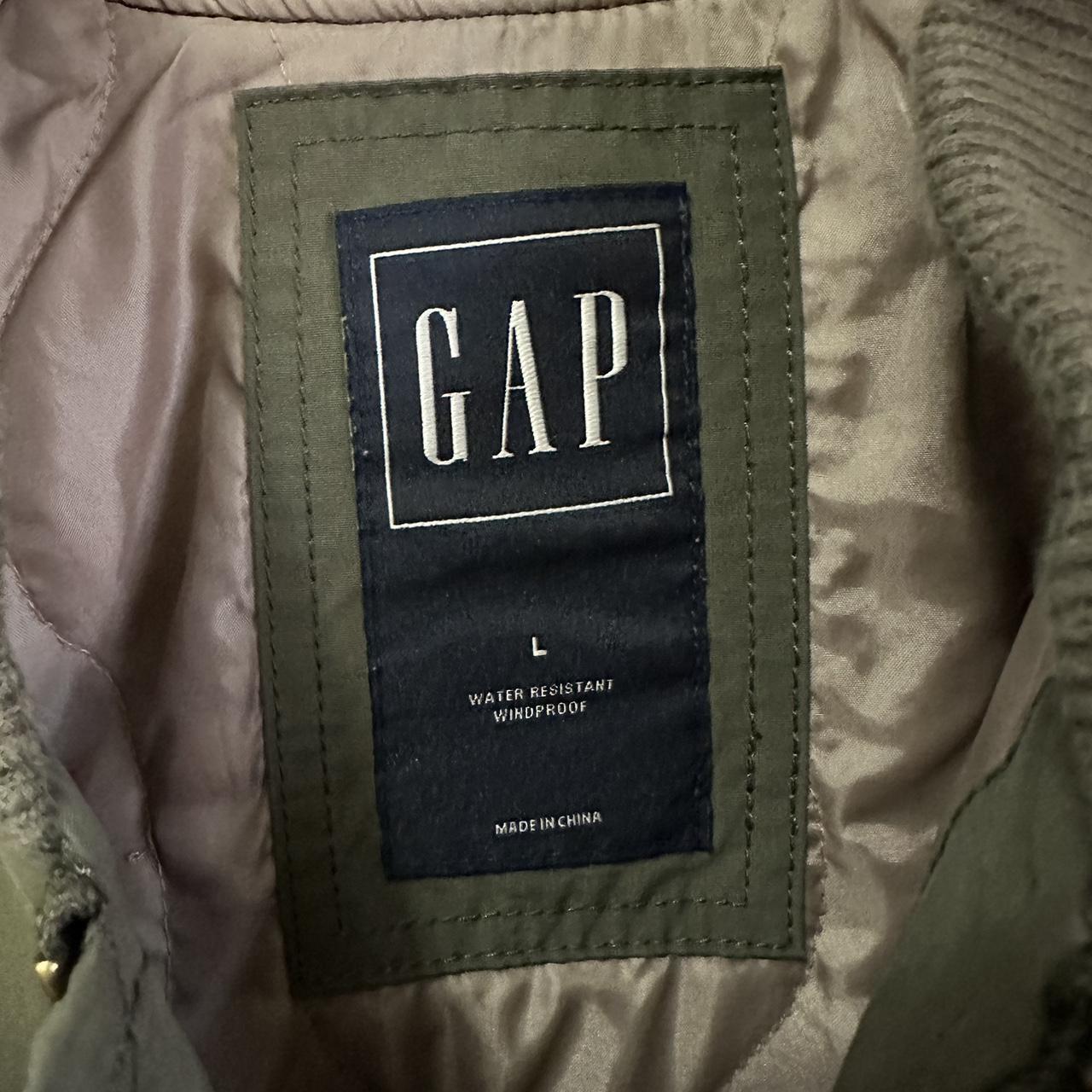 Gap Men's Green and Khaki Jacket | Depop