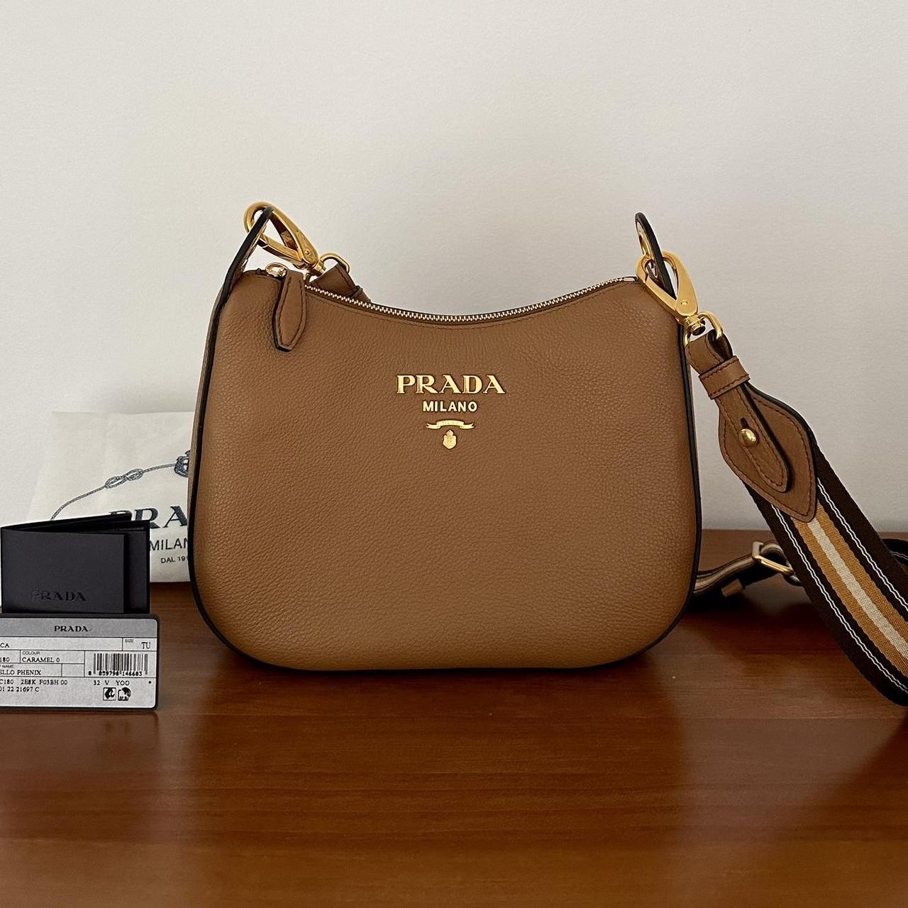 Prada leather crossbody bag in never used condition