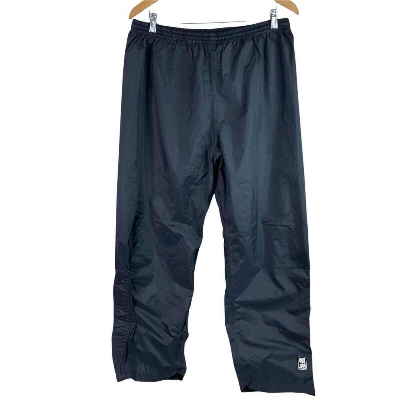 Vintage Helly Hansen Rain Pants Mens XL Black Nylon... Depop