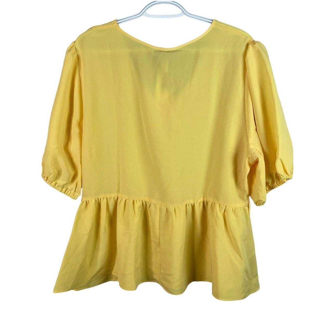 ASOS Women's Yellow Blouse (2)