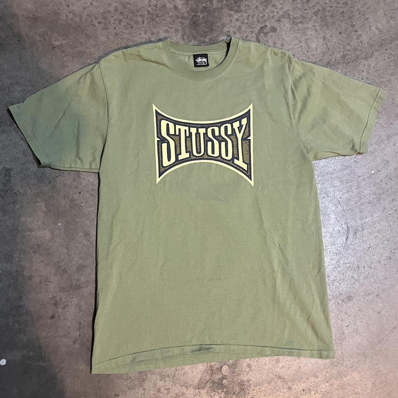 Green Stussy T-Shirt - Size: Medium 📏 - Great... - Depop