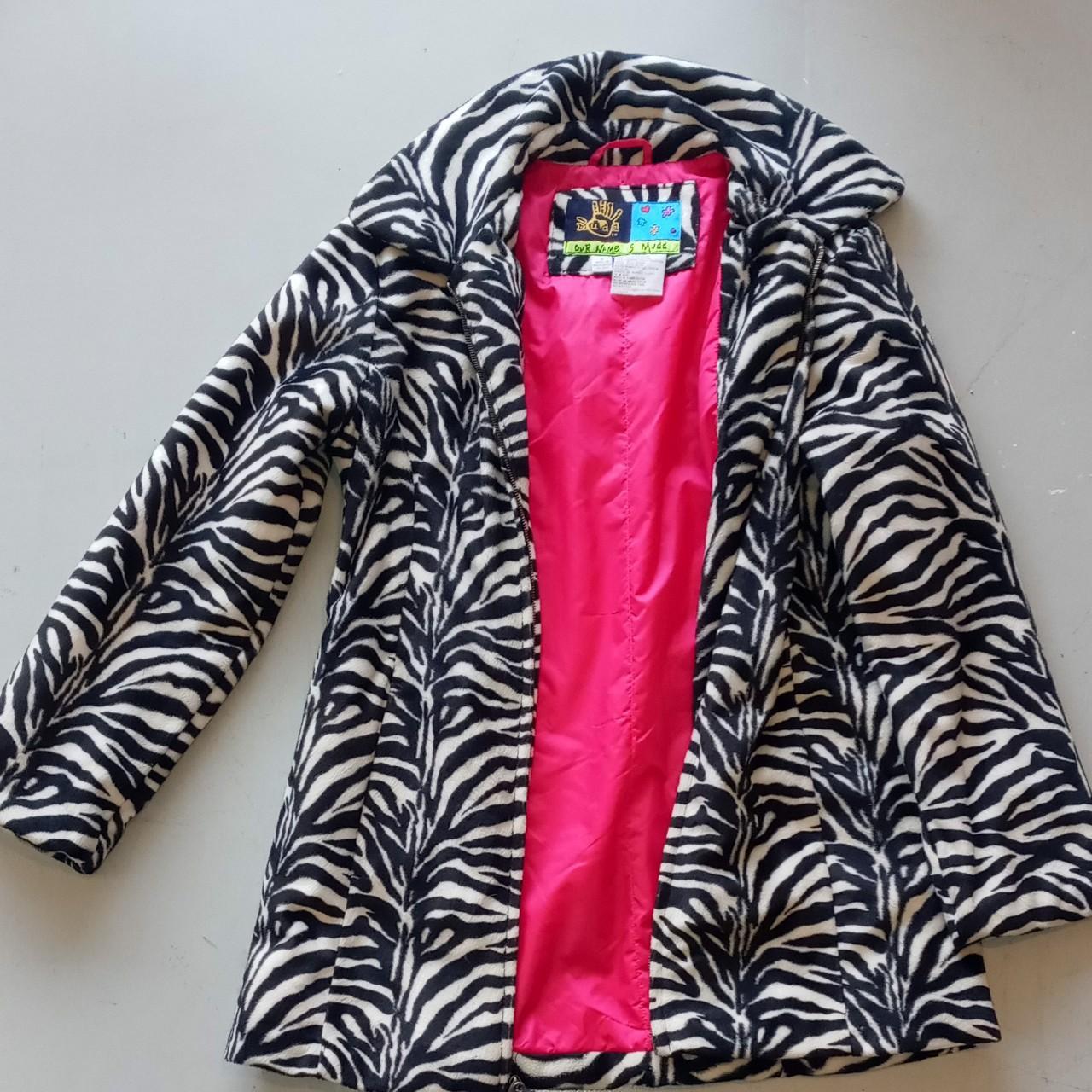 Vintage y2k Mudd zebra print zip up jacket. Love the...