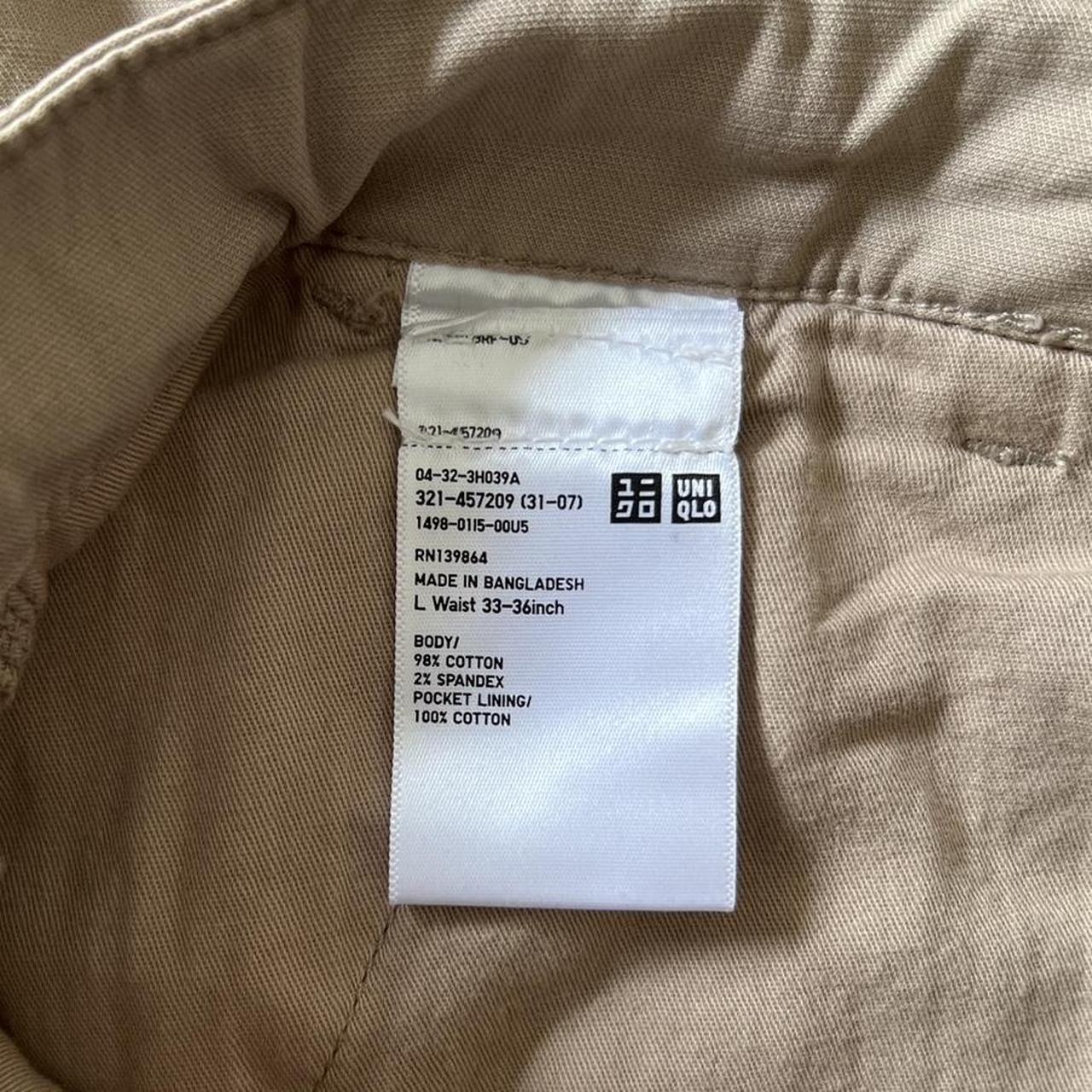 Uniqlo Tan Cargo Pants Size L Great condition,... - Depop